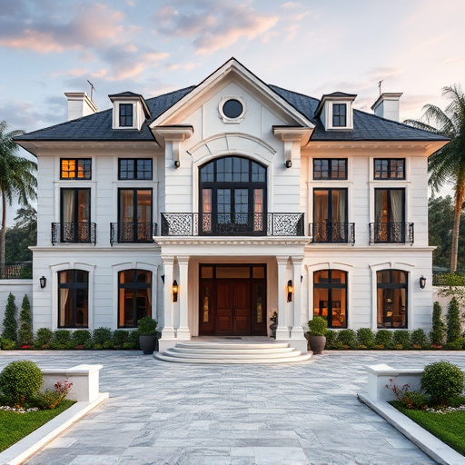 luxury house exterior