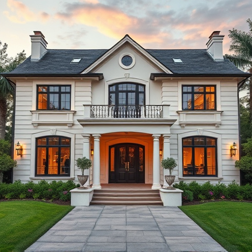 luxury house exterior