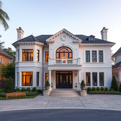 luxury house exterior