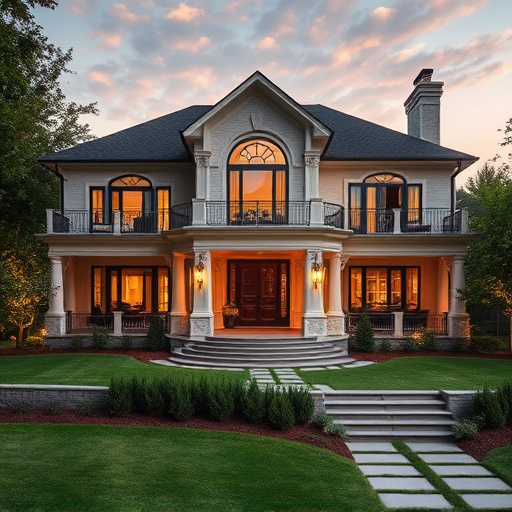 luxury house exterior