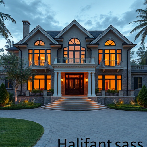 luxury house exterior