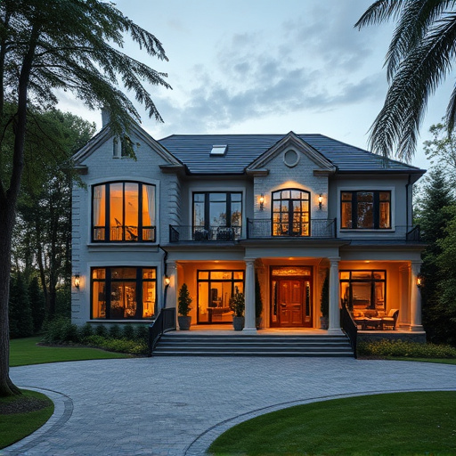 luxury house exterior