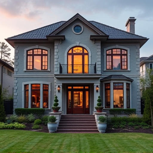 luxury house exterior
