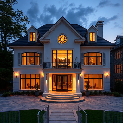 luxury house exterior