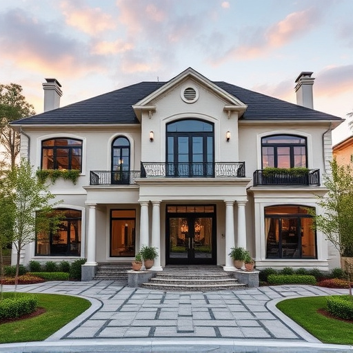 luxury house exterior