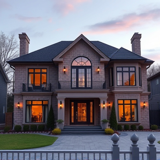luxury house exterior