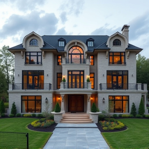 luxury house exterior