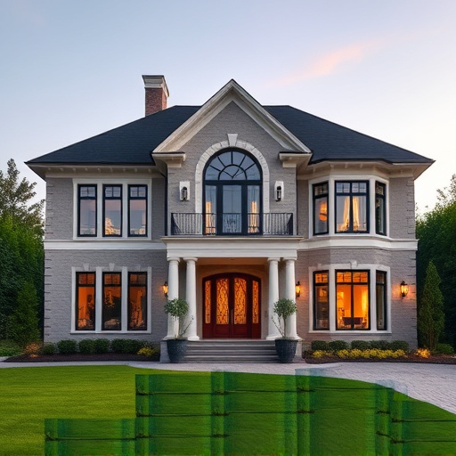 luxury house exterior