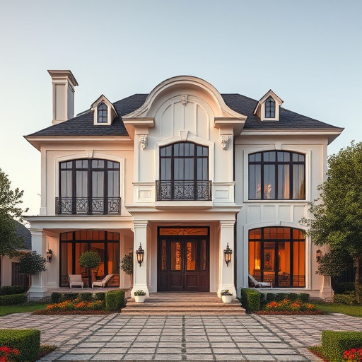 luxury house exterior