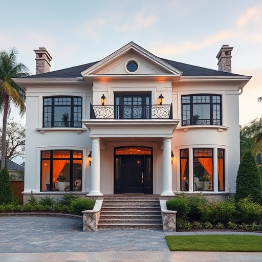 luxury house exterior