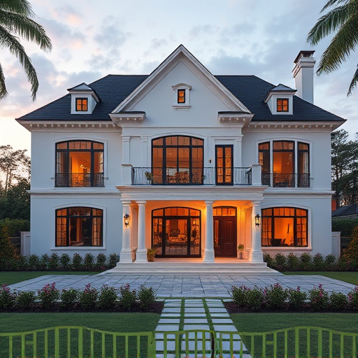 luxury house exterior