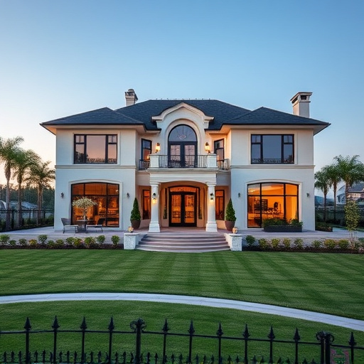luxury house exterior
