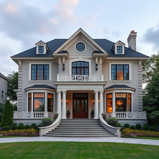 luxury house exterior