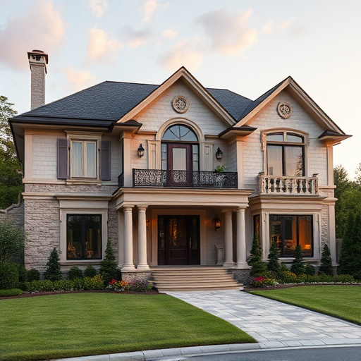 luxury house exterior