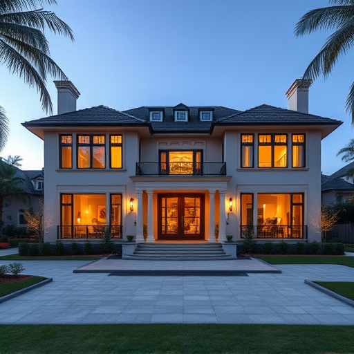 luxury house exterior