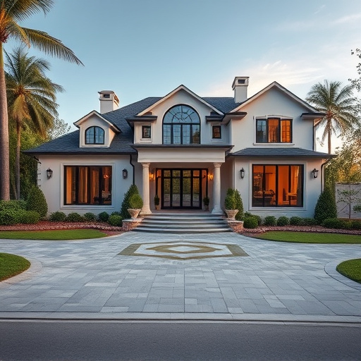 luxury house exterior