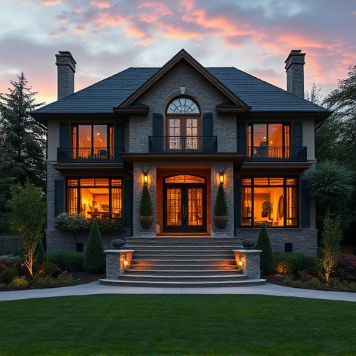 luxury house exterior