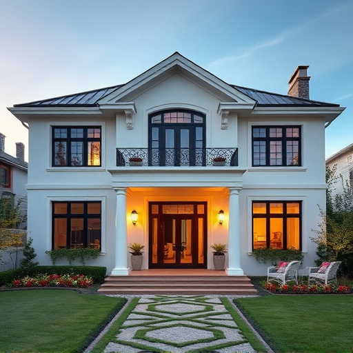 luxury house exterior