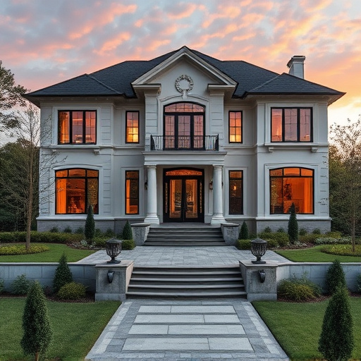 luxury house exterior