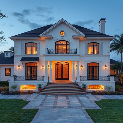 luxury house exterior