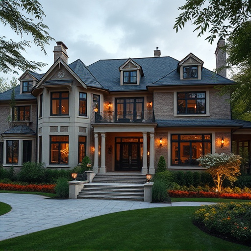 luxury house exterior