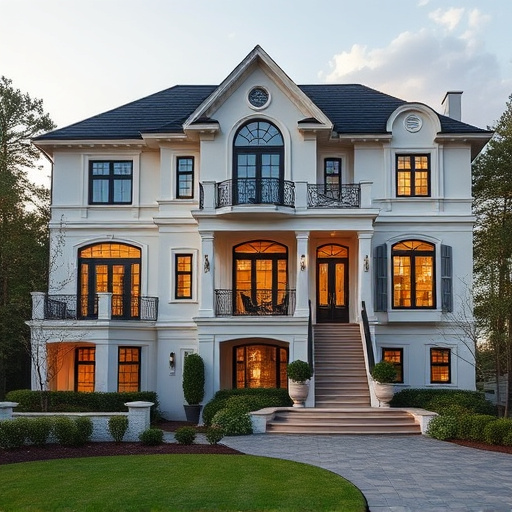 luxury house exterior