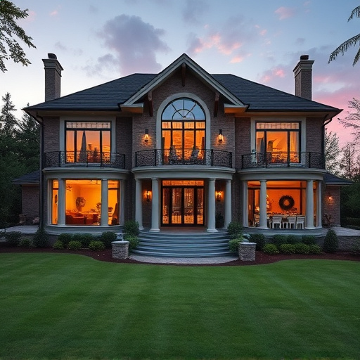 luxury house exterior