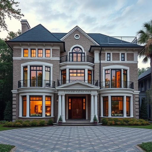 luxury house exterior