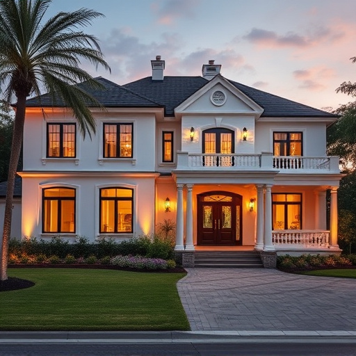 luxury house exterior