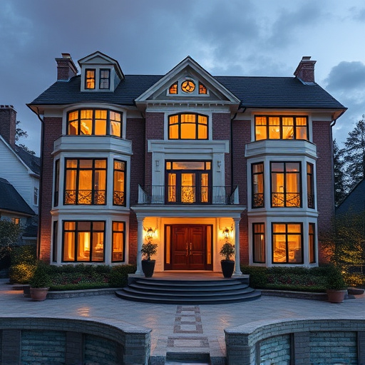luxury house exterior