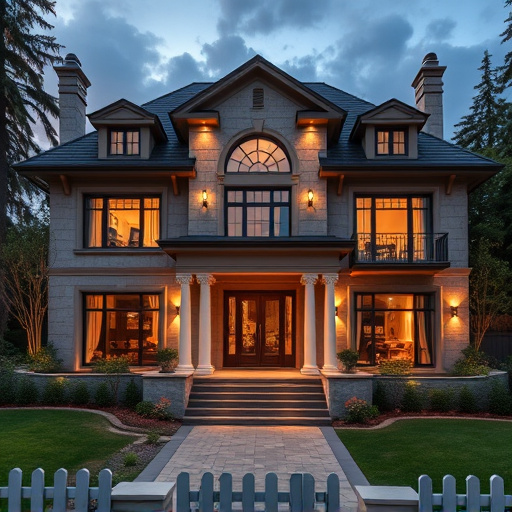 luxury house exterior