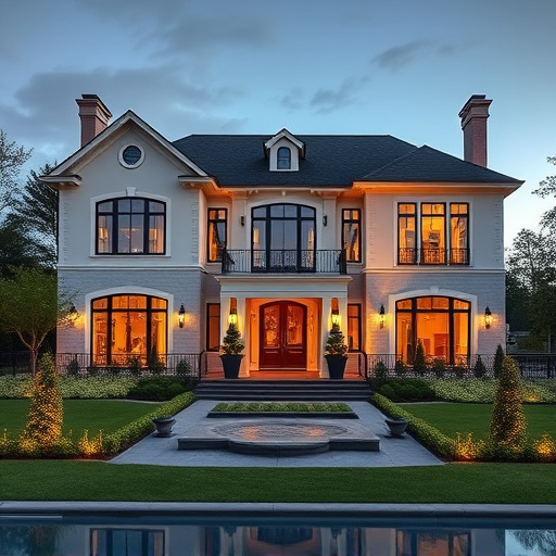 luxury house exterior