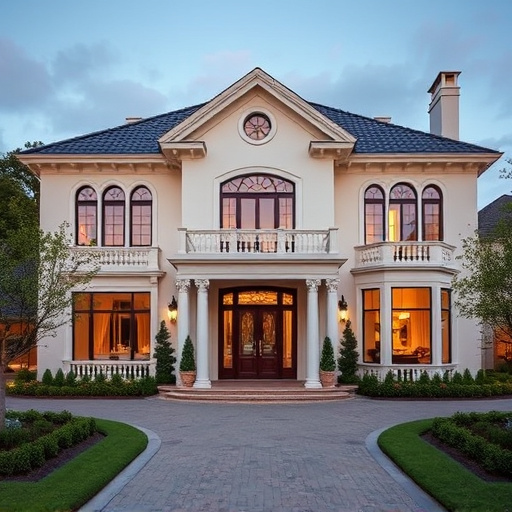 luxury house exterior