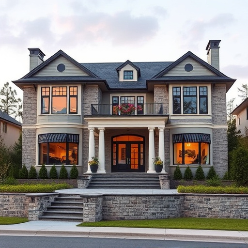 luxury house exterior