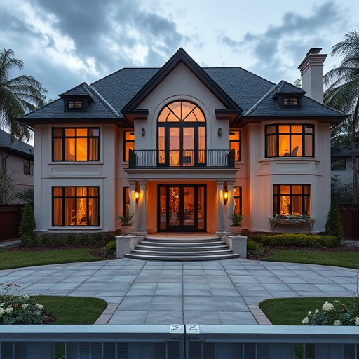 luxury house exterior