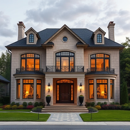 luxury house exterior