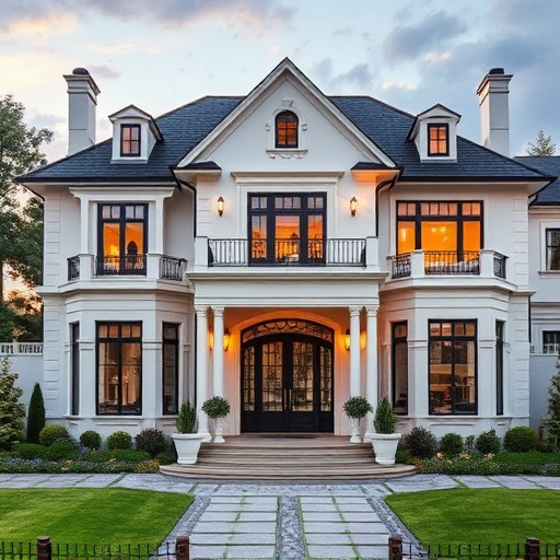 luxury house exterior