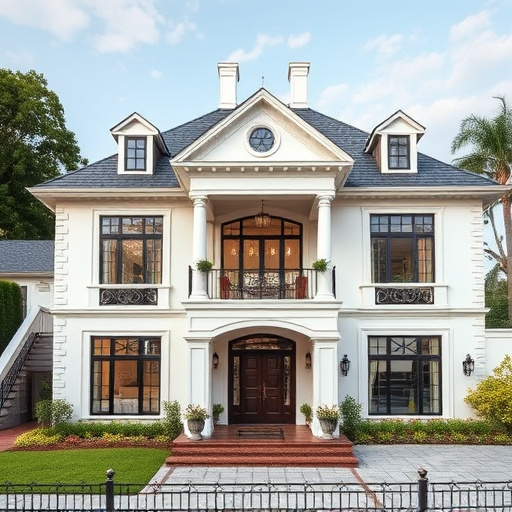 luxury house exterior