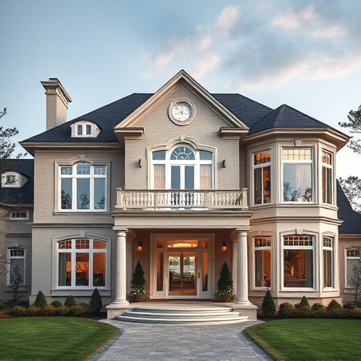luxury house exterior