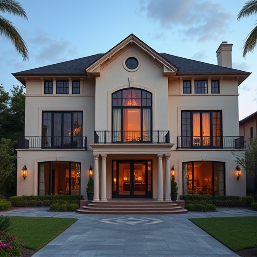 luxury house exterior