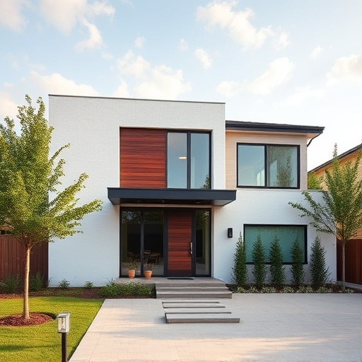 modern home exterior