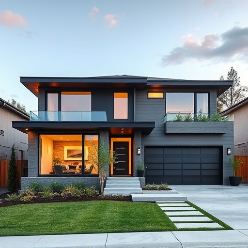 modern home exterior