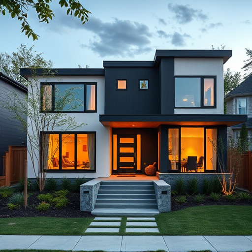 modern home exterior