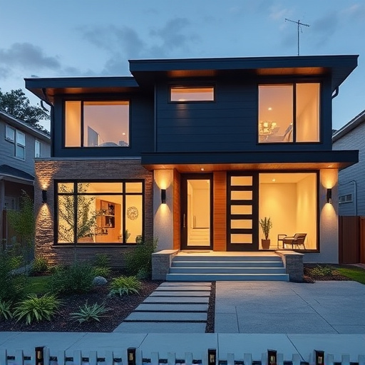modern home exterior