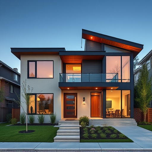 modern home exterior