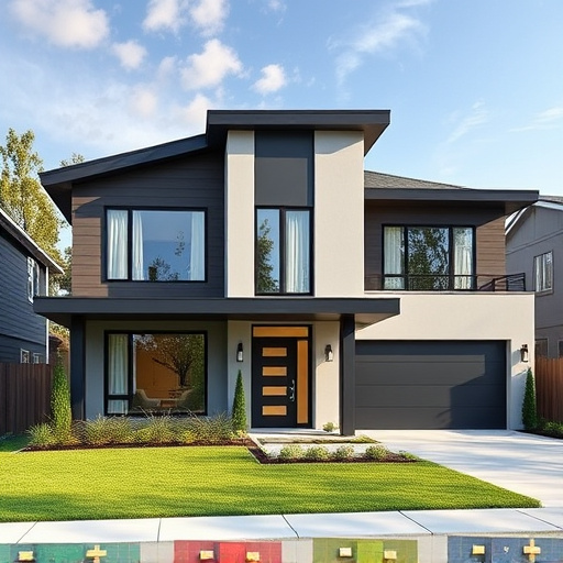 modern home exterior