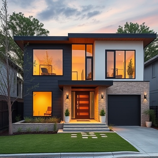 modern home exterior