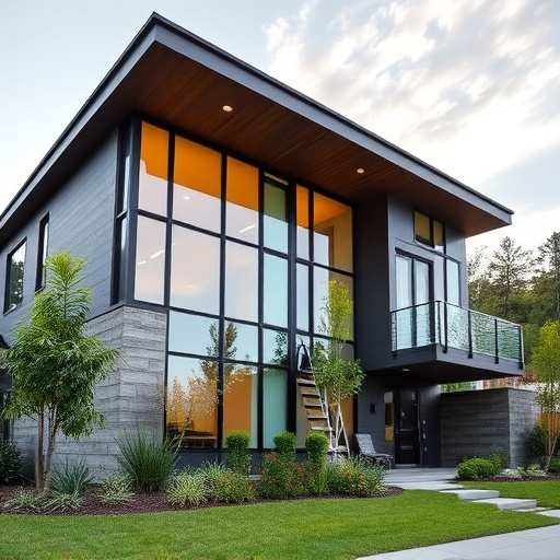 modern home exterior
