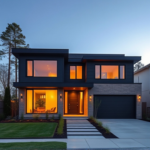 modern home exterior