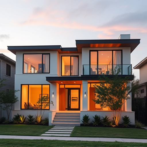 modern home exterior